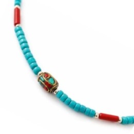 Collar Nepalí con cuentas tribales… · AW-NEF-21 | HogarLider