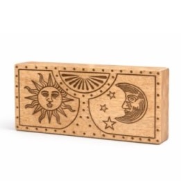 Caja de cristal tallado y piedra… · AW-TarotB-12 | HogarLider