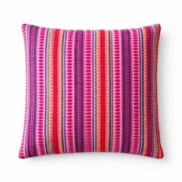 Funda de cojín clásica - Rayas neón - 45x45 cm | HogarLider