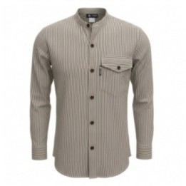 Nomad Sari Camisa Grandad - Gris Piedra - XL | HogarLider