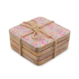 Conjunto de 4 posavasos cuadrados… · AW-WTray-06 | HogarLider