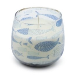 Velas en frasco de vidrio mediano - Seabreeze | HogarLider