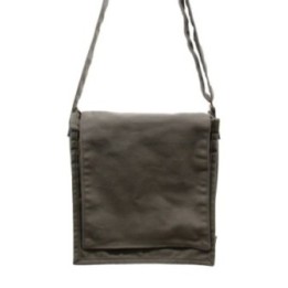 Bolso mensajero de lona de algodón - grafito | HogarLider