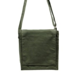 Bolso mensajero de lona de algodón - Verde | HogarLider