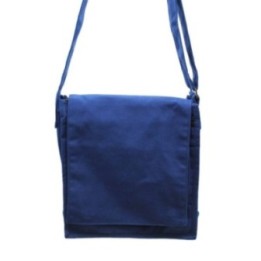 Bolso mensajero de lona de algodón - azul marino | HogarLider