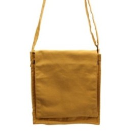 Bolso mensajero de lona de algodón - Amarillo | HogarLider