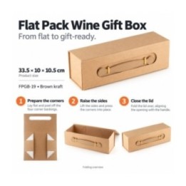 Caja de regalo plegable - Con forma… · AW-FPGB-20 | HogarLider