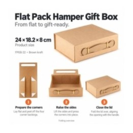 Caja de regalo plana - cesta… · AW-FPGB-24 | HogarLider
