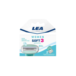 Lea Recambios Woman Soft3 Sensitive 2un | HogarLider
