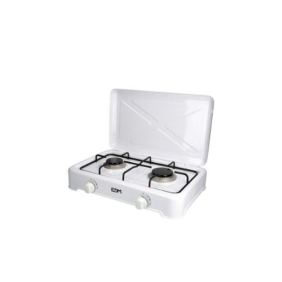 COCINA DE GAS ESMALTADA 2 FUEGOS