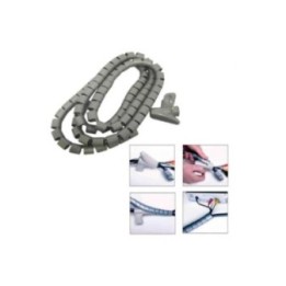 ORGANIZADOR DE CABLES, COMECABLES, Ø25 mm x 2 m | HogarLider