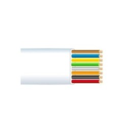 CABLE TELEFÓNICO 8 VIAS BLANCO CAT.3 EURO/m | HogarLider
