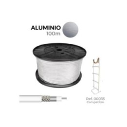 CABLE COAXIAL APANTALLADO RG6 ALUMINIO EURO/m | HogarLider