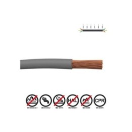 CABLECILLO H07Z1-K 4,00 mm² GRIS EURO/m | HogarLider