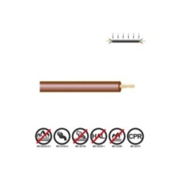 CABLECILLO H07Z1-K 6,00 mm² MARRÓN EURO/m | HogarLider