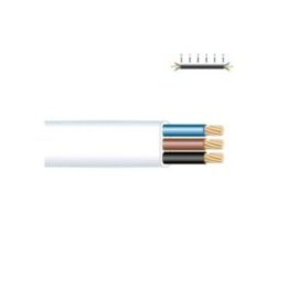 CARRETE MANGUERA PLANA 3 x 1,00 mm² BLANCA, 25 m | HogarLider