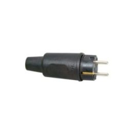 CLAVIJA 2P+T GOMA 16A 230V NEGRO. KOPP | HogarLider