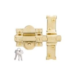 CERROJO 301-R/80 DORADO F01112 FAC | HogarLider