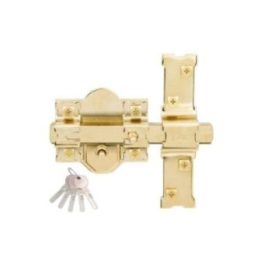 CERROJO 301-RP/80 DORADO F01115 FAC | HogarLider