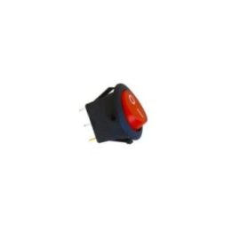 INTERRUPTOR REDONDO EMPOTRADO 6,5A NEGRO | HogarLider