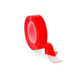 CINTA DOBLE CARA TRANSPARENTE 19 mm x 1,5 m | HogarLider