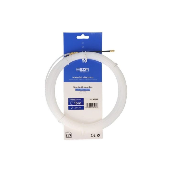 SONDA PASACABLES GUÍA, NYLON, 15 m x 3 mm | HogarLider