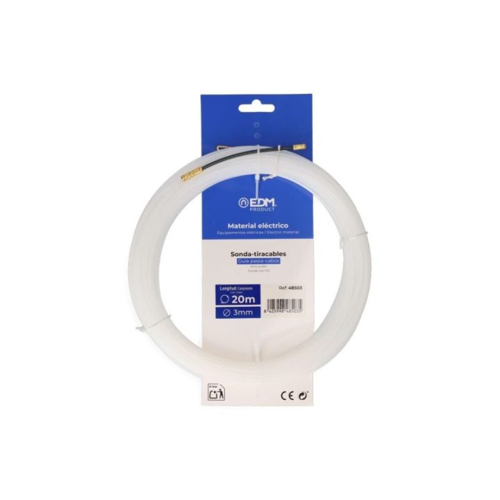 SONDA PASACABLES GUÍA, NYLON, 20 m x 3 mm | HogarLider