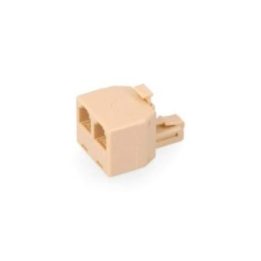 ADAPTADOR TELEFONO SALIDA DOBLE 4 VIAS | HogarLider