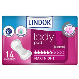 Lindor Lady Pad Maxi Noche 6 Gotas | HogarLider
