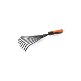 RASTRILLO DE JARDINERÍA COLOR GRIS/NARANJA 38 cm | HogarLider