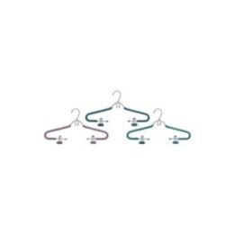PERCHA CROMO-ESPUMA CON 2 PINZAS | HogarLider