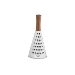 RALLADOR ACERO INOXIDABLE / ACACIA Ø10,5 x 24 cm | HogarLider