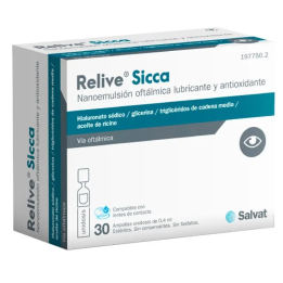 Relive Sicca 30 Ampollas | HogarLider