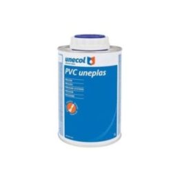 ADHESIVO PVC UNEPLAS BOTE CON PINCEL 1 L | HogarLider