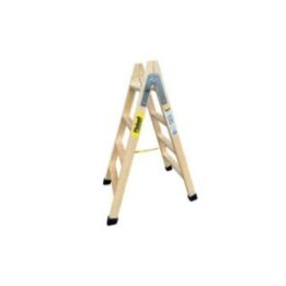 ESCALERA DE MADERA 4 PELDAÑOS 114cm PLABELL | HogarLider
