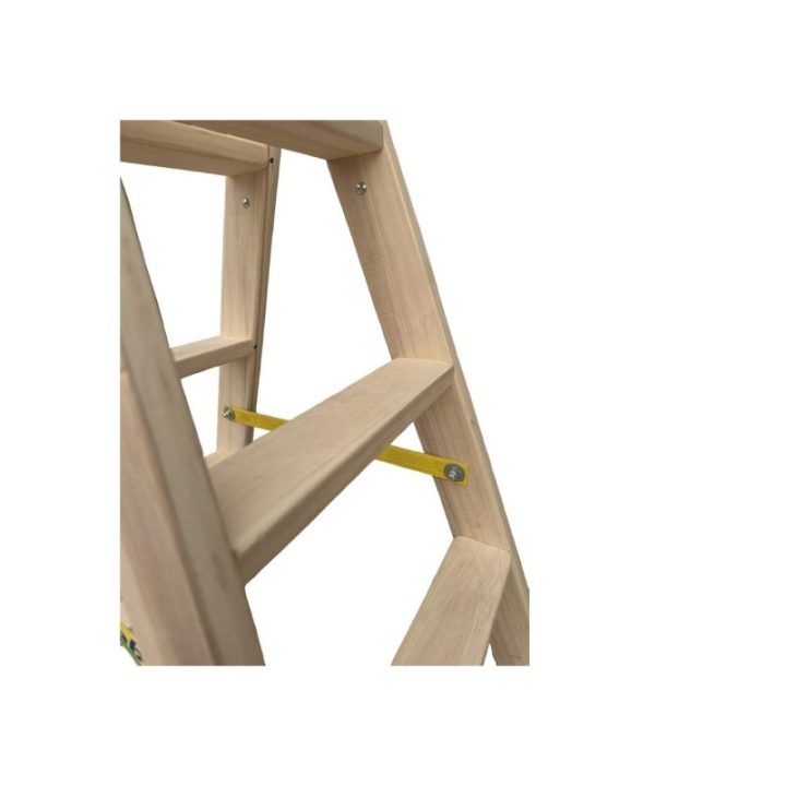 ESCALERA DE MADERA 5 PELDAÑOS 139cm PLABELL | HogarLider
