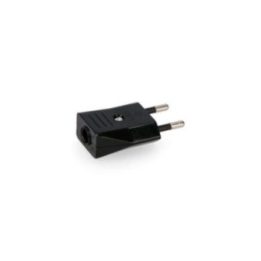 CLAVIJA 10A 250V NEGRA 4mm (RETRACTILADA) EDM | HogarLider