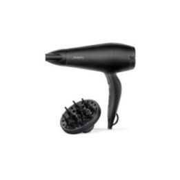 SECADOR DE PELO CON DIFUSOR NEGRO SMOOTH 2000 W | HogarLider