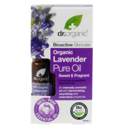 Dr Organic Lavender Aceite Puro 10ml | HogarLider