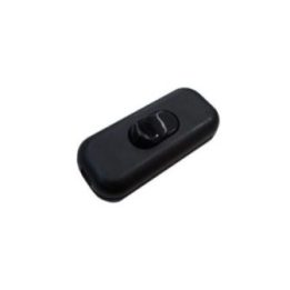 INTERRUPTOR UNIPOLAR 2A MONTADO NEGRO | HogarLider