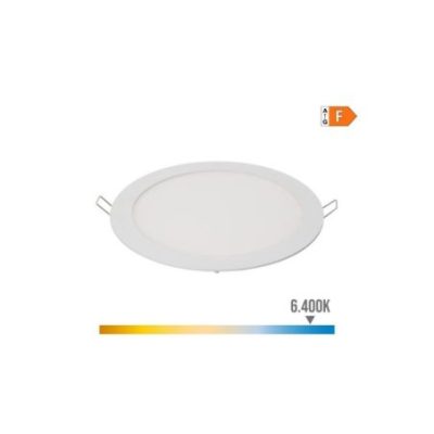 DOWNLIGHT LED EMPOTRABLE REDONDO 20 W LUZ FRÍA 6400 K 1500 lm BLANCO Ø22,5 cm