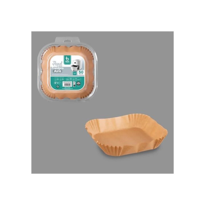 PAPEL CUADRADO FREIDORA AIRE 16 x 16 x 4,5 cm | HogarLider