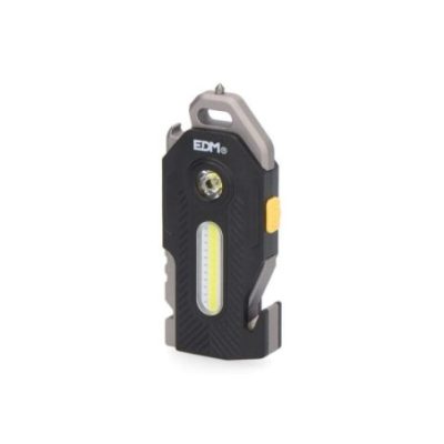 LINTERNA DE SEGURIDAD 6 EN 1 TITAN SURVIVAL, 400 lm, 7 + 2,5 W, 39 x 21 x 92 mm