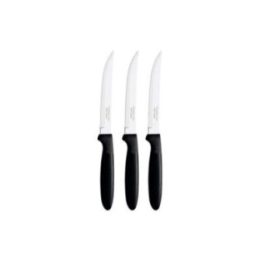 CUCHILLOS DE ASADO IPANEMA NEGRO 21,3 cm 3 uds | HogarLider