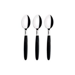 CUCHARA DE MESA IPANEMA NEGRO 19 cm 3 uds | HogarLider