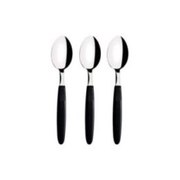 CUCHARAS PARA TÉ IPANEMA NEGRO 13,9 cm 3 uds | HogarLider