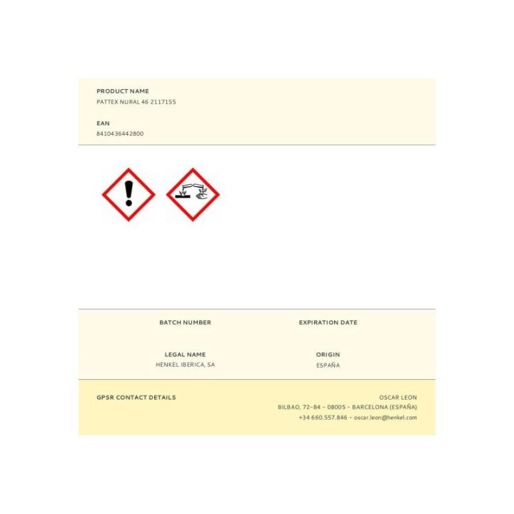 PATTEX NURAL 46 2117155 | HogarLider