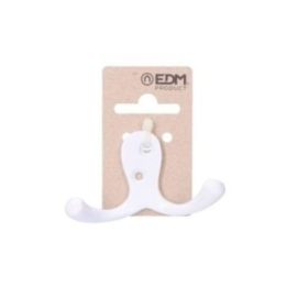 COLGADOR DOBLE DE ALUMINIO BLANCO | HogarLider