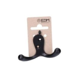 COLGADOR DOBLE DE ALUMINIO NEGRO | HogarLider