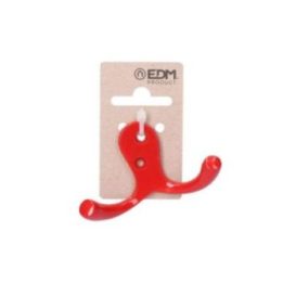COLGADOR DOBLE DE ALUMINIO ROJO | HogarLider